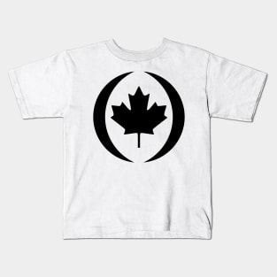 Canadian Third Culture Series (Black) Kids T-Shirt